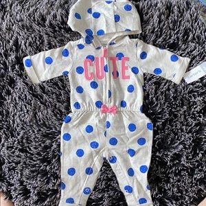 One piece baby girl outfit